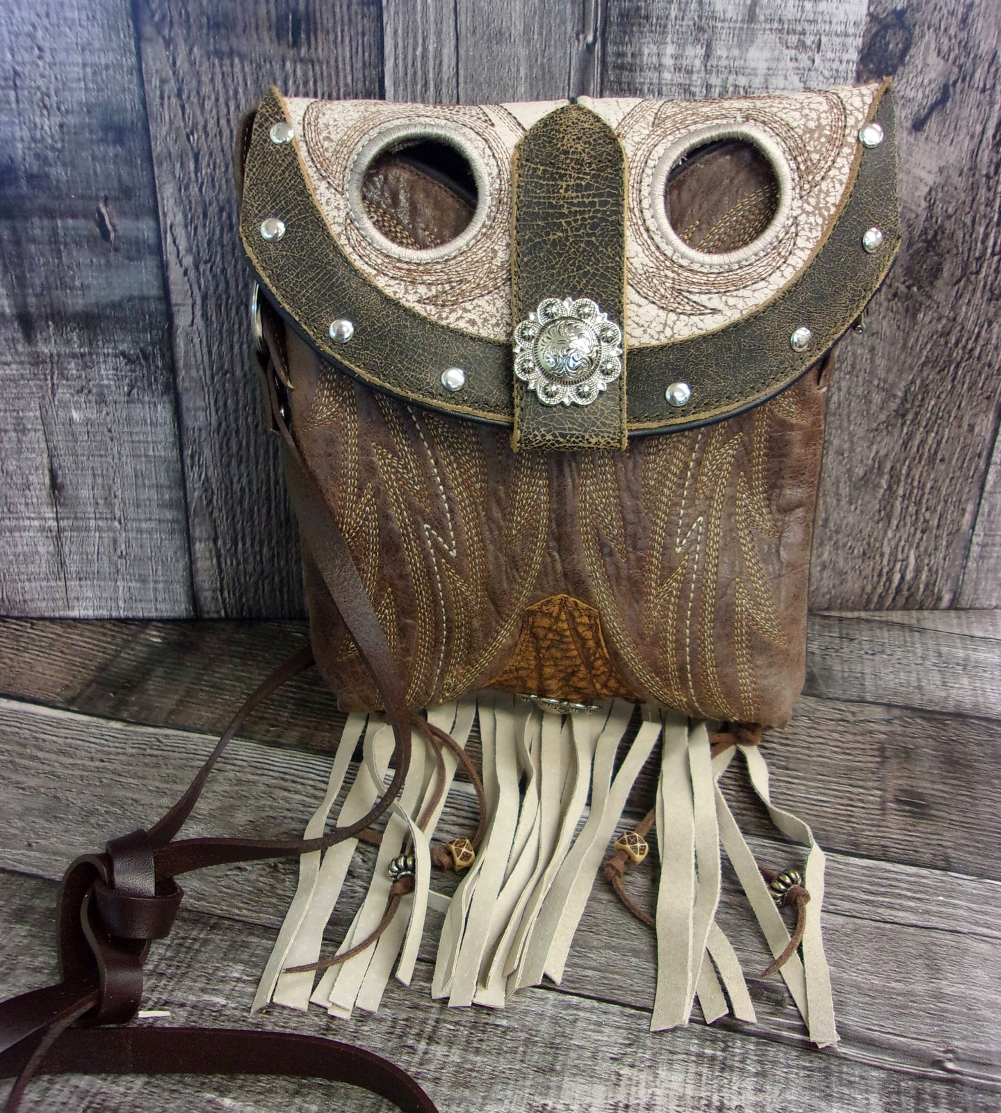 Small Cowboy Boot Purse with Fringe sm299